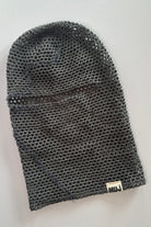 Grey Hand Crocheted Mask - 3