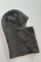Grey Hand Crocheted Mask - 4
