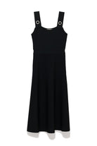 Madison Kadın Yazlık Rayon Triko Elbise Siyah - 9