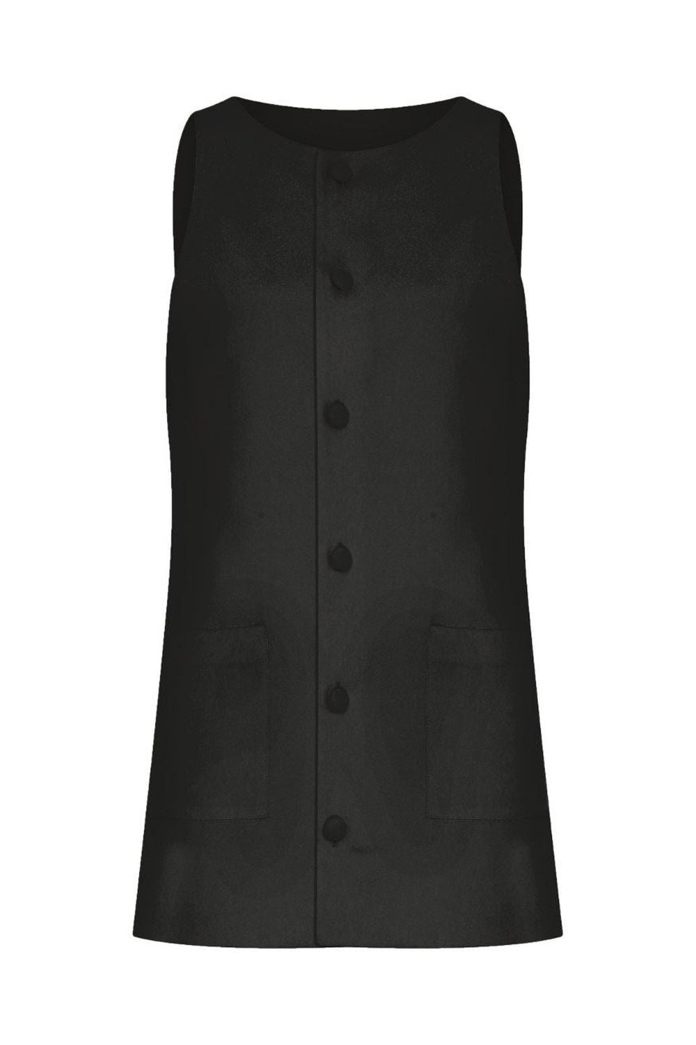Odette Krep Mini Elbise Black - 6