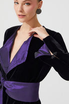 Velvet Kimono Black - 0