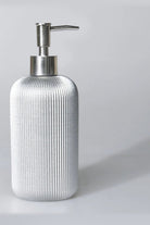 Lydia Gümüş 5 Parça Polyester Banyo Seti - 4