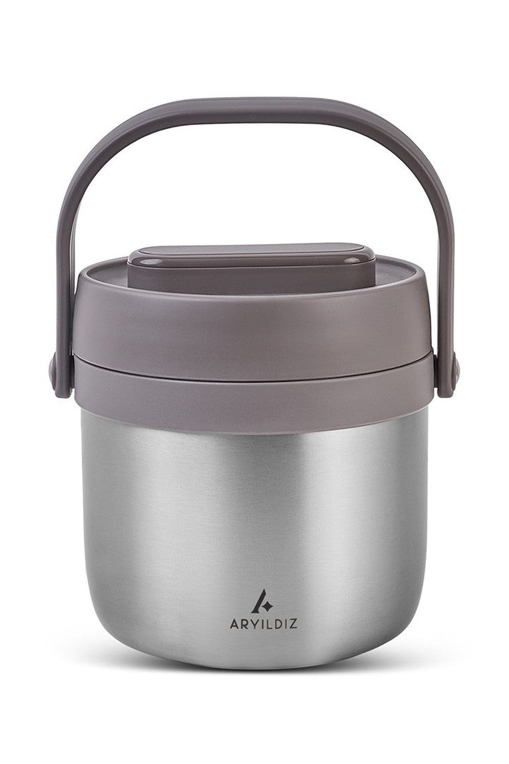 Aryıldız Bento Lunch Box Yemek Termosu Yuvarlak Steel 1400 Ml Ar262283 - 1