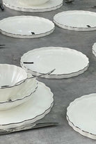 Twist Silver 24 Parça Porselen Yemek Takımı Hrn018 - 0