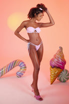 Mia Parlak Kumaşlı Bikini Altı, Pembe - 3