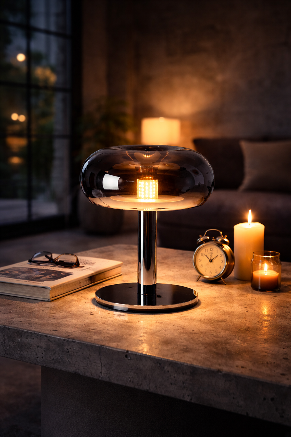 Masa Lambası 1l Krom - 1