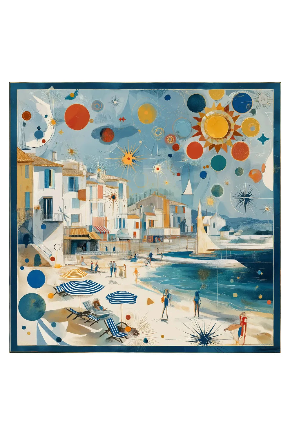 Soleil De Saint-Tropez İpek Fular - 0