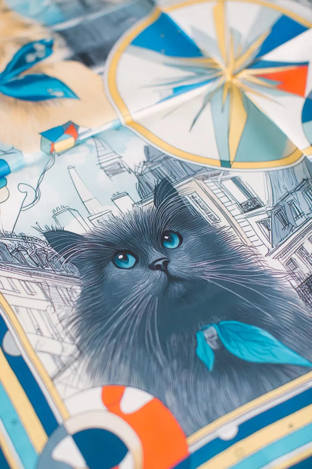 Le Cirque Des Chats İpek Fular - 0