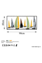 Bys-027-A Dekoratif Metal Duvar Tablosu - 6