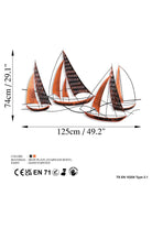 Bys-071-A Dekoratif Metal Duvar Tablosu - 6