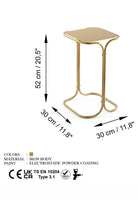 Shb-001-B Dekoratif Metal Sehpa - 5