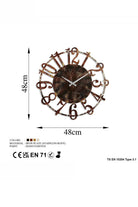 Bys-128-B Dekoratif Metal Duvar Saati - 6