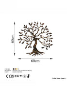 Bys-133-C Dekoratif Metal Duvar Tablosu - 6