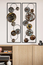 Bys-124-A Dekoratif 2'li Metal Duvar Tablosu - 0