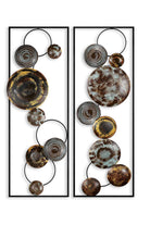 Bys-124-A Dekoratif 2'li Metal Duvar Tablosu - 5