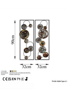 Bys-124-A Dekoratif 2'li Metal Duvar Tablosu - 6