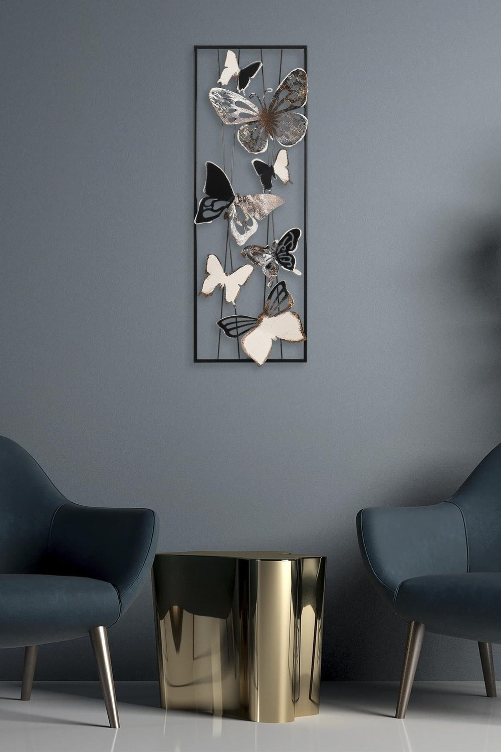 Bys-028 Dekoratif Metal Duvar Tablosu - 1