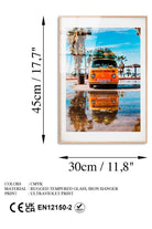 Uv-1073 Baskılı Cam Dikdörtgen Duvar Tablosu - 6