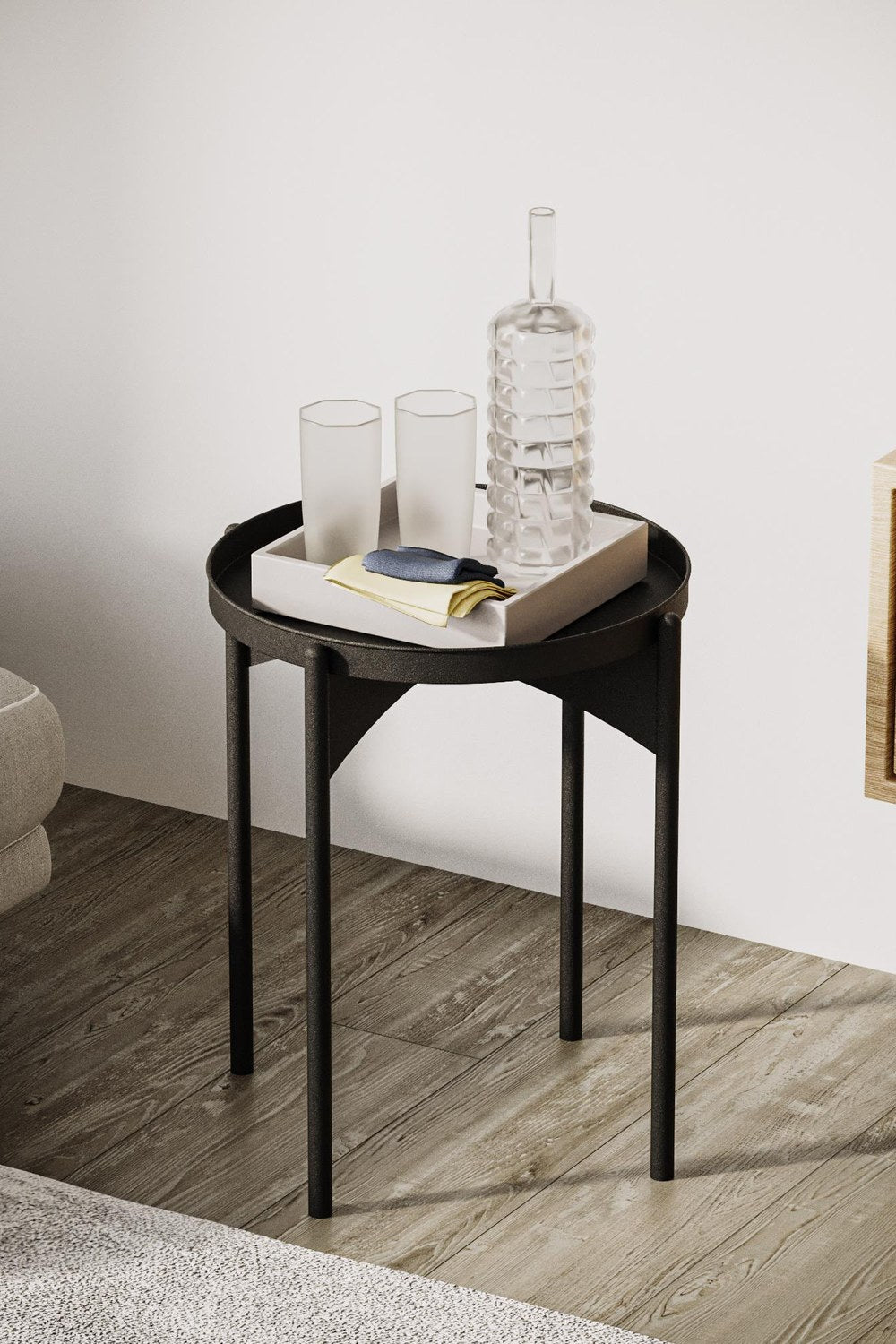 Shb-002-A Dekoratif Metal Sehpa - 0