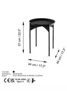 Shb-002-A Dekoratif Metal Sehpa - 5