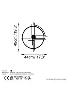 Watch-063 Dekoratif Metal Duvar Saati - 5