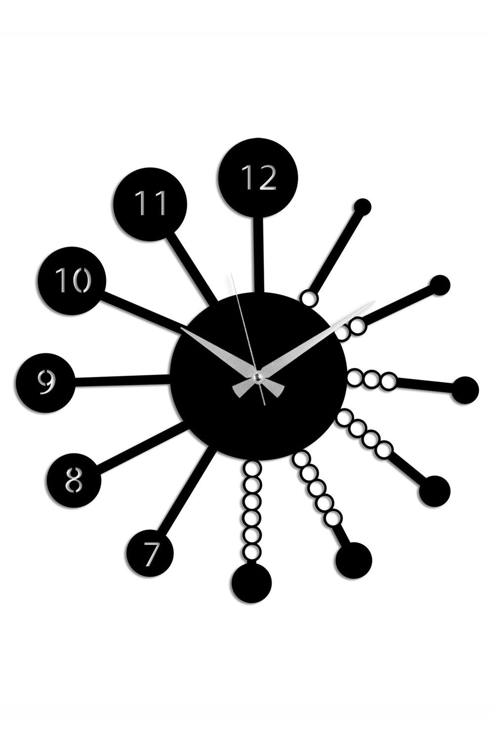 Watch-061 Dekoratif Metal Duvar Saati - 4