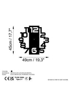 Watch-053 Dekoratif Metal Duvar Saati - 5