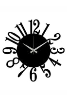 Watch-014 Dekoratif Metal Duvar Saati - 1