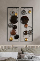 Bys-124 Dekoratif 2'li Metal Duvar Tablosu - 2