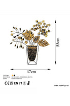 Bys-083-A Dekoratif Metal Duvar Tablosu - 6