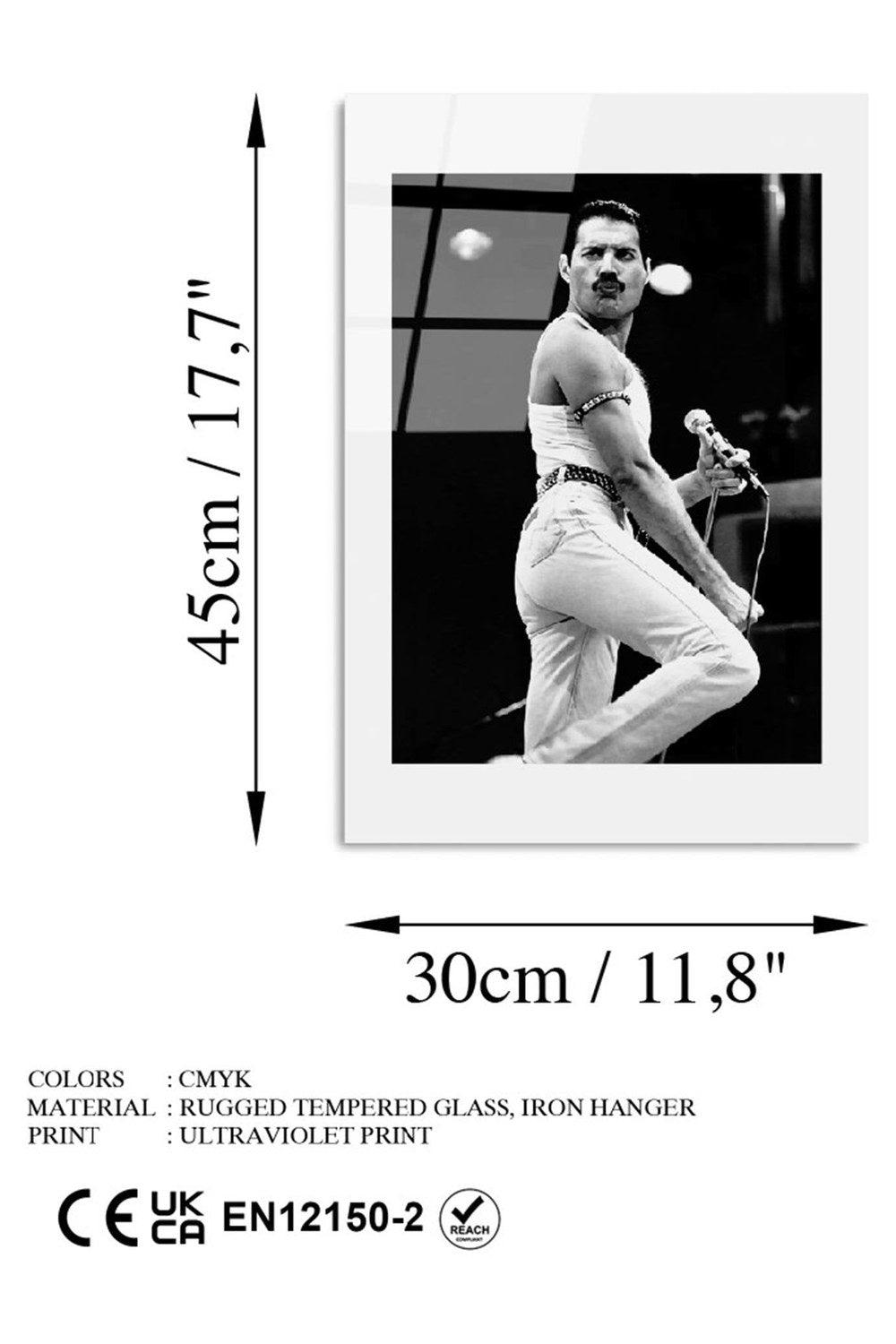 Uv-979 Baskılı Cam Dikdörtgen Duvar Tablosu - 6