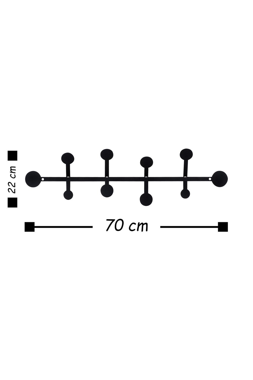Wh-105 Dekoratif Metal Askılık - 2