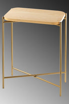Shb-003-A Dekoratif Ahşap Metal Sehpa - 3