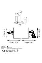 Kt-030 Dekoratif Metal Kitap Tutucu - 4
