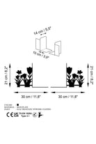 Kt-025 Dekoratif Metal Kitap Tutucu - 4