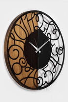 Mas-055 Dekoratif Ahşap Metal Duvar Saati - 5
