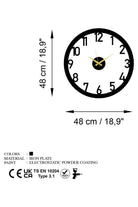 Watch-83 Dekoratif Metal Duvar Saati - 6
