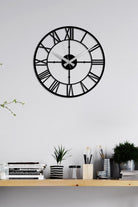 Watch-069 Dekoratif Metal Duvar Saati - 0