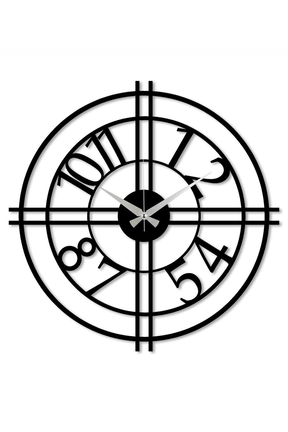 Watch-033 Dekoratif Metal Duvar Saati - 1