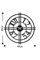 Watch-033 Dekoratif Metal Duvar Saati - 2