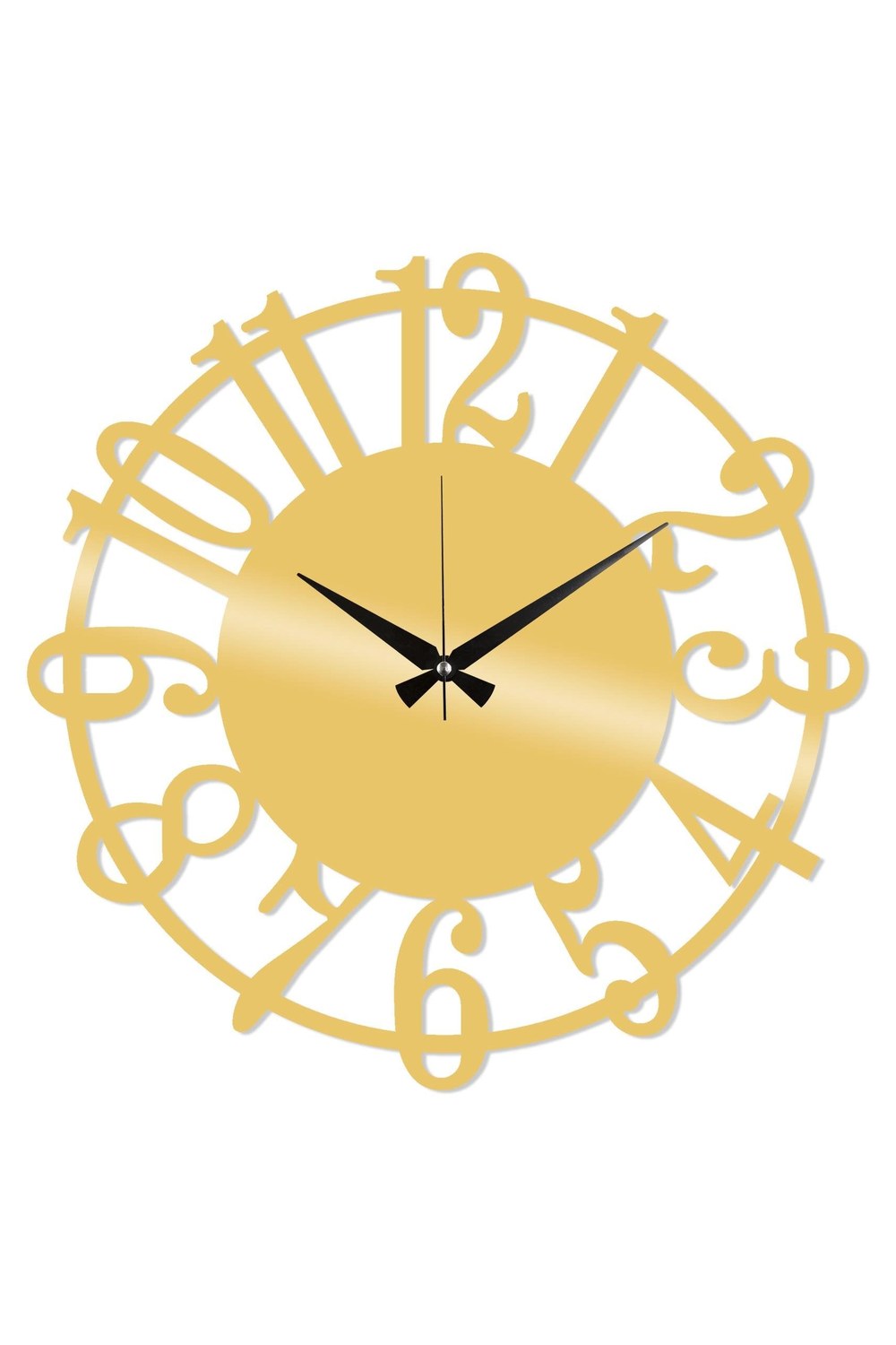 Watch-015-A Dekoratif Metal Duvar Saati - 1