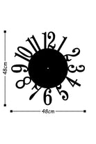 Watch-014-B Dekoratif Metal Duvar Saati - 2