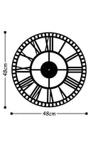 Watch-010 Dekoratif Metal Duvar Saati - 2