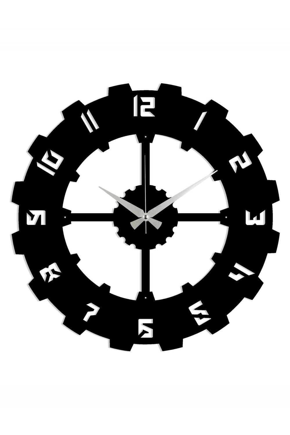 Watch-004 Dekoratif Metal Duvar Saati - 1