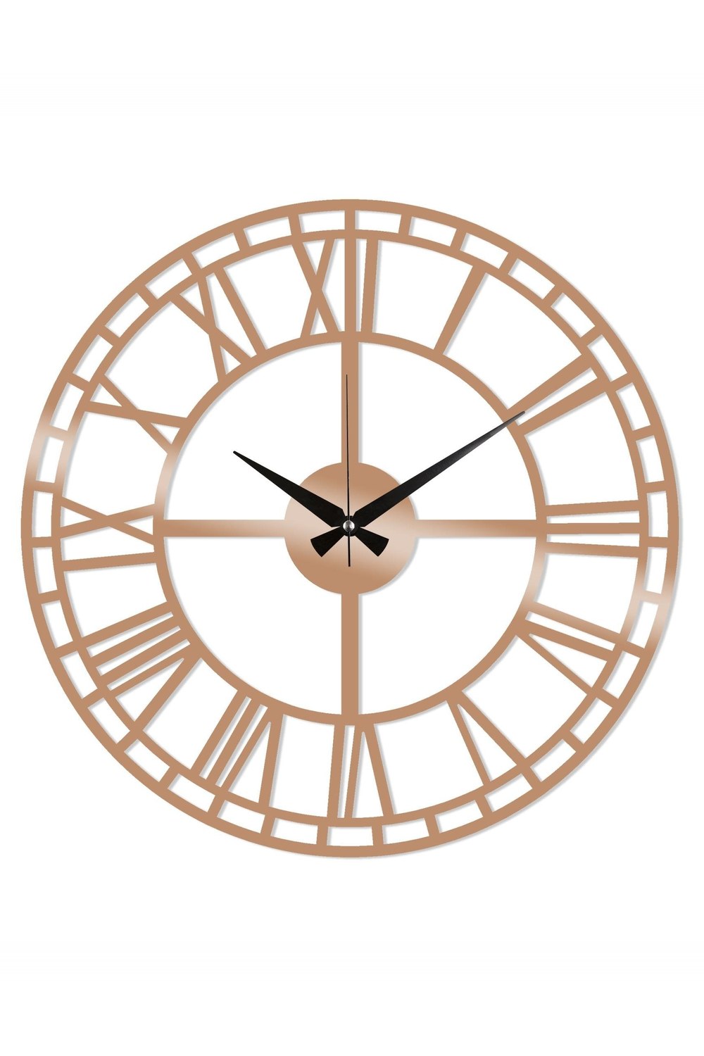 Watch-002-B Dekoratif Metal Duvar Saati - 1