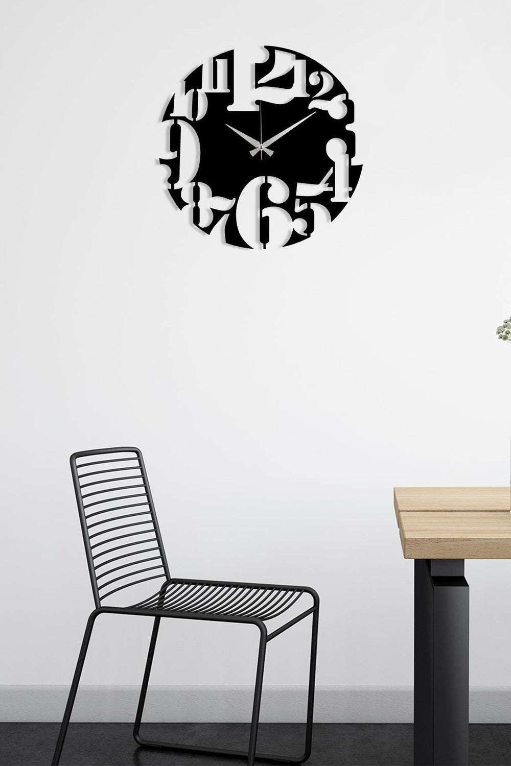 Watch-001 Dekoratif Metal Duvar Saati - 0