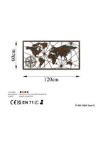 Bys-132-B Dekoratif Metal Duvar Tablosu - 6