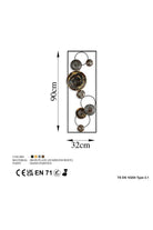 Bys-123-A Dekoratif Metal Duvar Tablosu - 6