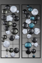 Bys-121-A Dekoratif 2'li Metal Duvar Tablosu - 3
