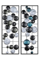 Bys-121-A Dekoratif 2'li Metal Duvar Tablosu - 5
